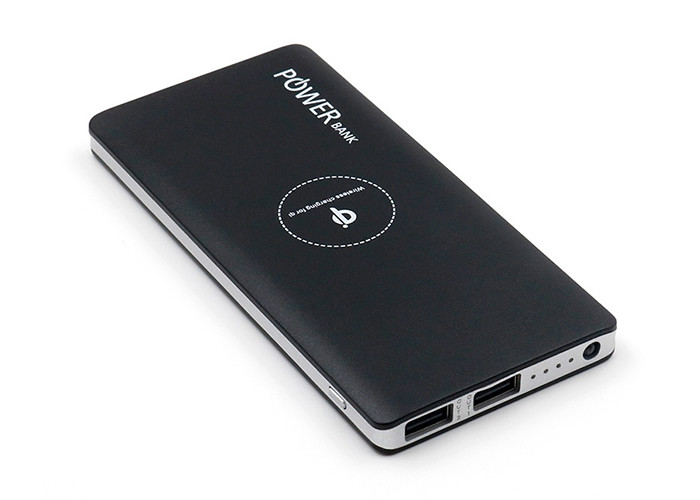 Plastic Portable Battery With Wireless Charging DC 5V/2A Input CE Certification