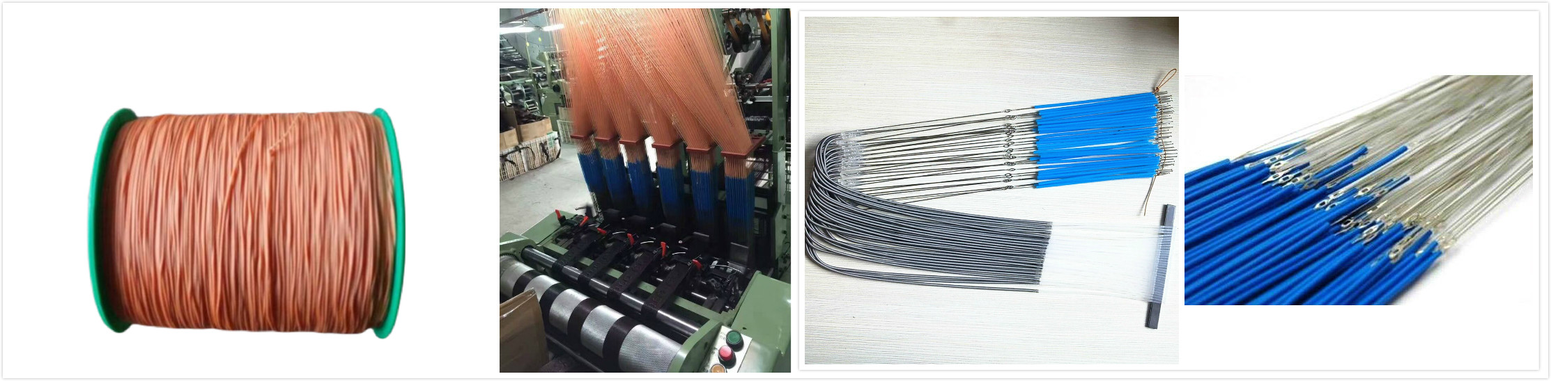 Electronic Jacquard Spare Parts Needle Loom Heald Wire 202x4.7x0.3