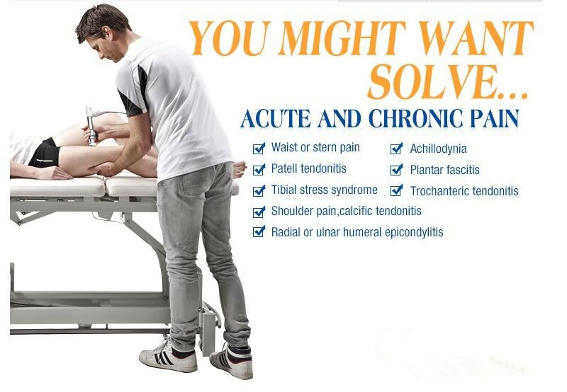 21hz Portable ESWT Extracorporeal Shock Wave Therapy Machine manufacturer