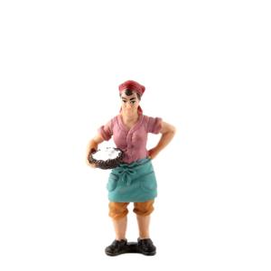 China Peasant Woman Figure People at Work Model Toy Pretend Professionals Figurines Career Figures Toys for Boys Girls Kids wholesale