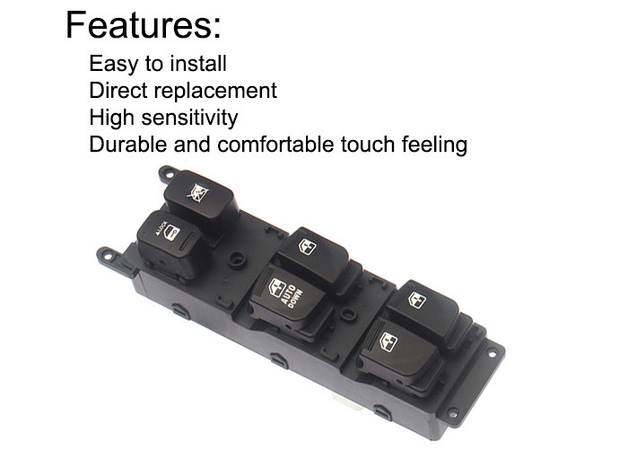 Auto Power window switch Front Left for Hyundai Accent four door with light 2006-2011 OE 93570-1E110