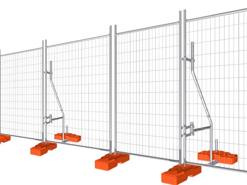 OEM Temporary Residential Fencing , 2100x2400mm Barricade Fence Panels