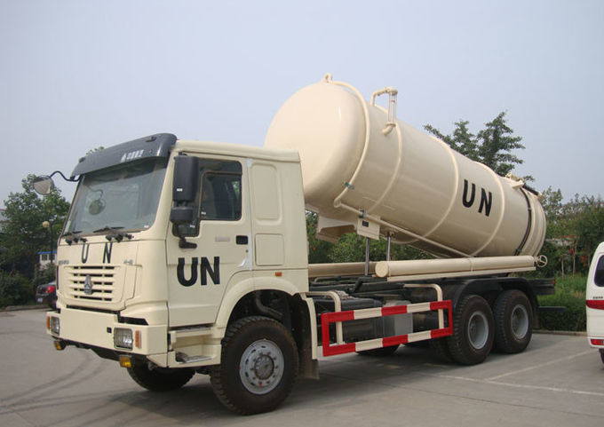 16CBM Collecting Sewage Sludge Vacuum Pump Septic Tank Cleaning Truck LHD 6X4