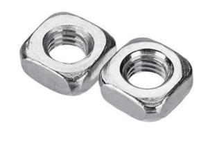 China Square Nut Stainless Steel A286 A2 A4 SS304 SS316 SUS304 SUS316 Plain Polished DIN557 wholesale