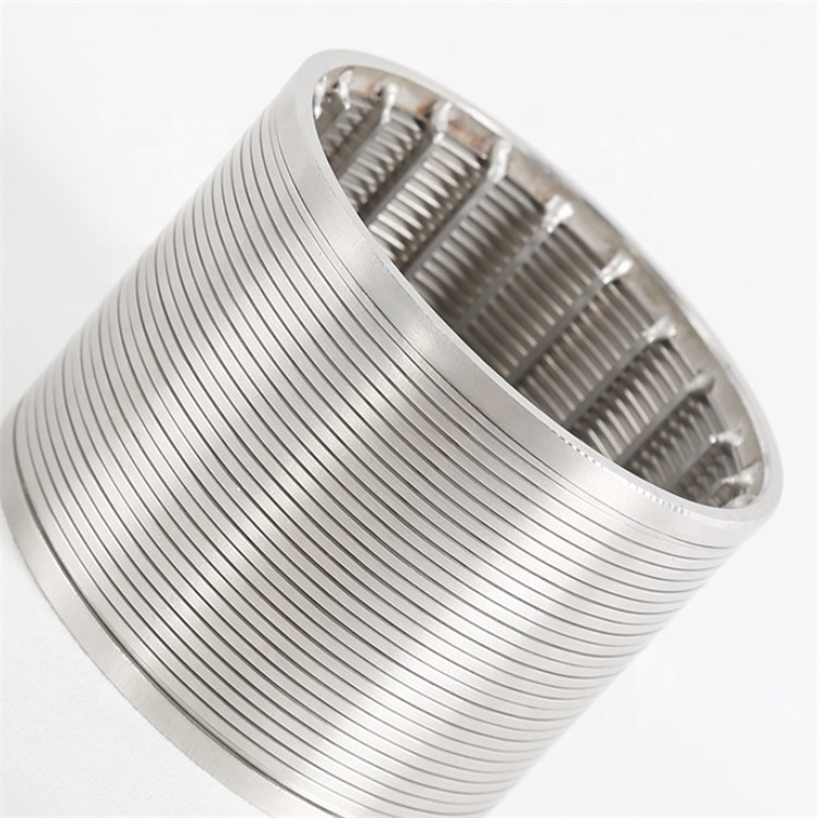 43/60/90um 40 Micron Ss316l Wedge Wire Screen Filter