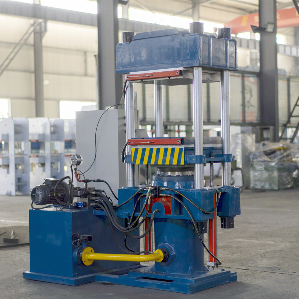 2.2kW Main Motor Power Rubber Floor Mat Vulcanizing Machine with Electricity Heating