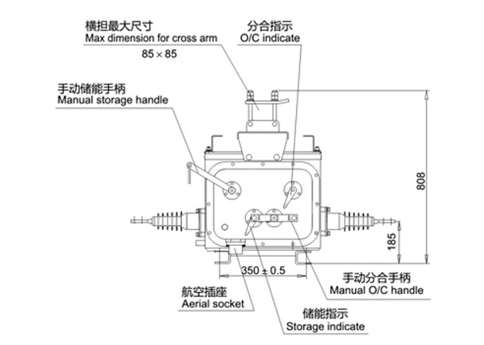 24kv Outdoor Hv Vacuum Automatic Reclose Circuit Breaker