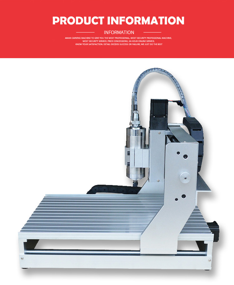AMAN 3040 mini cnc engraving machine with rotation axis mini table cnc machine 3040 3axis/4axis in wood router