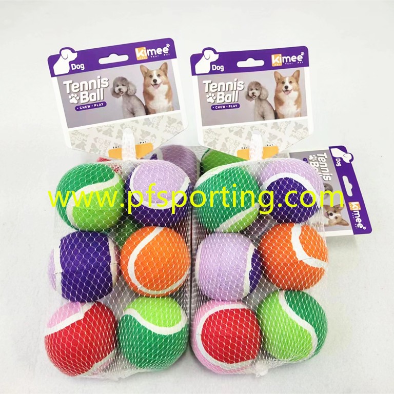 Factory Price Customized Color Interactive Chew Rubber Custom Pet Tennis Balls,Pet Toy Ball