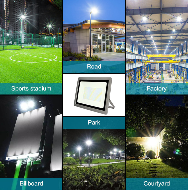 12 Volts 50w 300w 500w 200w LED Flood Light Smart Mini SMD2835 Security RGB Floodlight