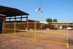 Yellow Powder Coated Construction 6mm Canada Temporary Fence