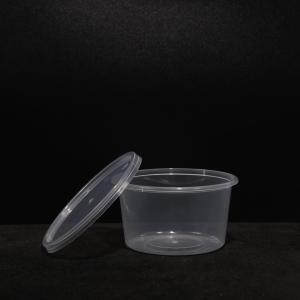 China 400ml Round Snap Lid Disposable PP Food Lunch Box For Fruit And Vegetable wholesale