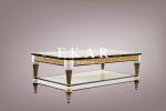 Living Room High Quality French Carved Coffee Table FLN-M-CJ301