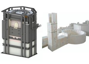 China Electric Heating Type Electrical Glass Melting Furnace 10TPD 40%-80% wholesale