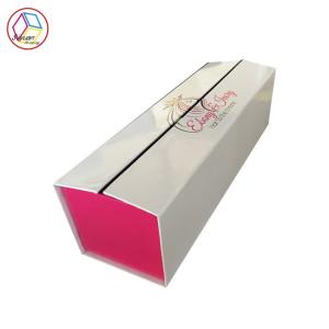 China White Hair Extensions Packaging Box / Hair Extension Subscription Box wholesale
