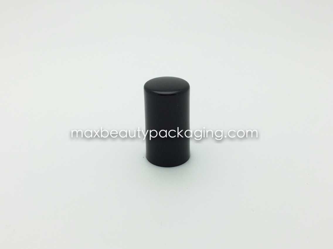 N1051 glossy black injection nail polish cap nail polish packaging plastic cap with gate inside uv coating colors
