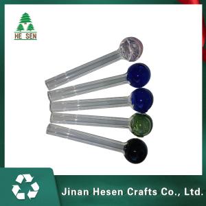 China Portable SGS HESEN Color Borosilicate Oil Pipe wholesale