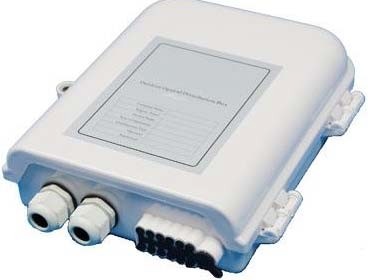 Durable Outdoor Fiber Optic Termination Box Multi Dwelling Unit 12 Fibers