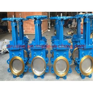 DN600 4Bar Gum Rubber WCB Bi Directional Knife Gate Valve