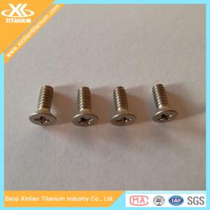 China Titanium Phillips Countersunk Head Screws wholesale