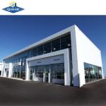 Long Span Prefabricated Steel Structure Showroom / Auto Showroom / Exhibition