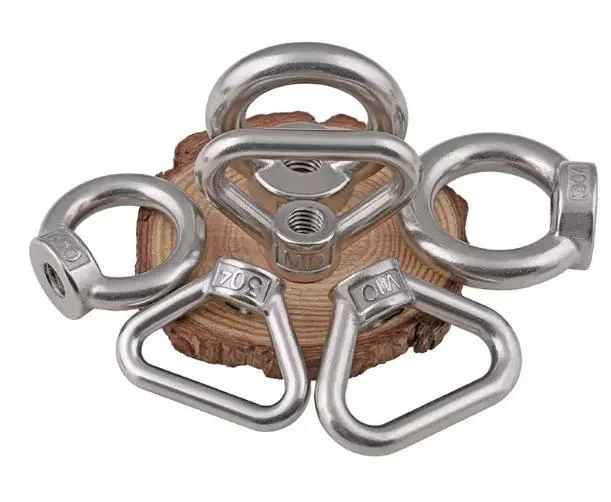 M8 M10 M12 M14 M16 M20 Stainless Steel 304 Triangle Ring Shaped Lifting Eye Bolt Nut