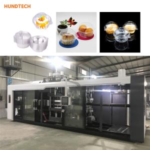 China PET Square Sweet Food Box Making Machine Thermoforming Station 25Cycles/min wholesale