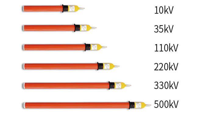 High Voltage Transmission Line Stringing Tools Fiberglass Telescopic Electroscope