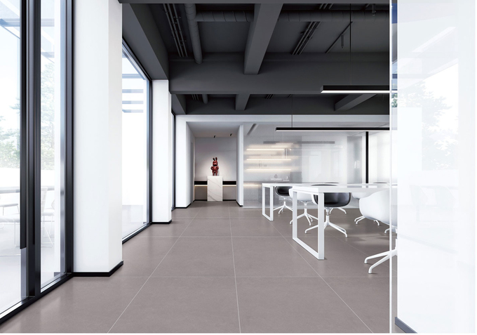 Dark Grey Matte Tile And 600x1200mm Soft Glazed Floor Porcelain Tile For Bathroom And Living Room
