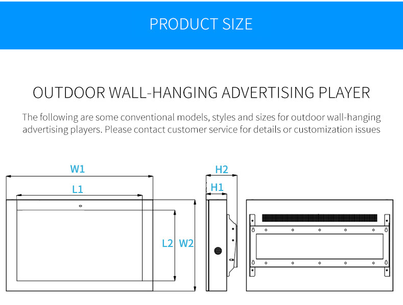 1920x1080 Network HD All In One 43inch IP55 Touch Screen LCD Display