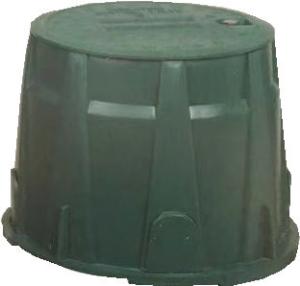 China Garden Water Irrigation Round Valve Box UV Stabilized Materials Compact Design wholesale