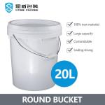 Oil Filter Cap White Five Gallon 20 Litre Paint Bucket With Lid ISO9001