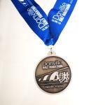 Metal Antique Danville Half Marathon Running Medal with Printed Sublimation