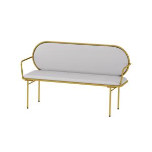 China New Century Upholstered Booth Bench / Bar Banquette Seating With Arms wholesale