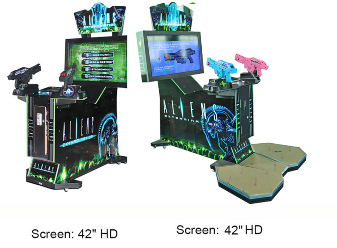 32LCD High Definition Screen Video Shooting Game Machine For Indoor Game Zone