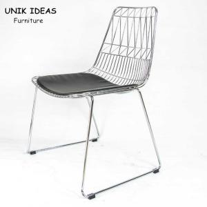 China Patio Metal Wrought Iron Dining Chairs Indoor Creative Home Leisure 46x53x80.5cm wholesale