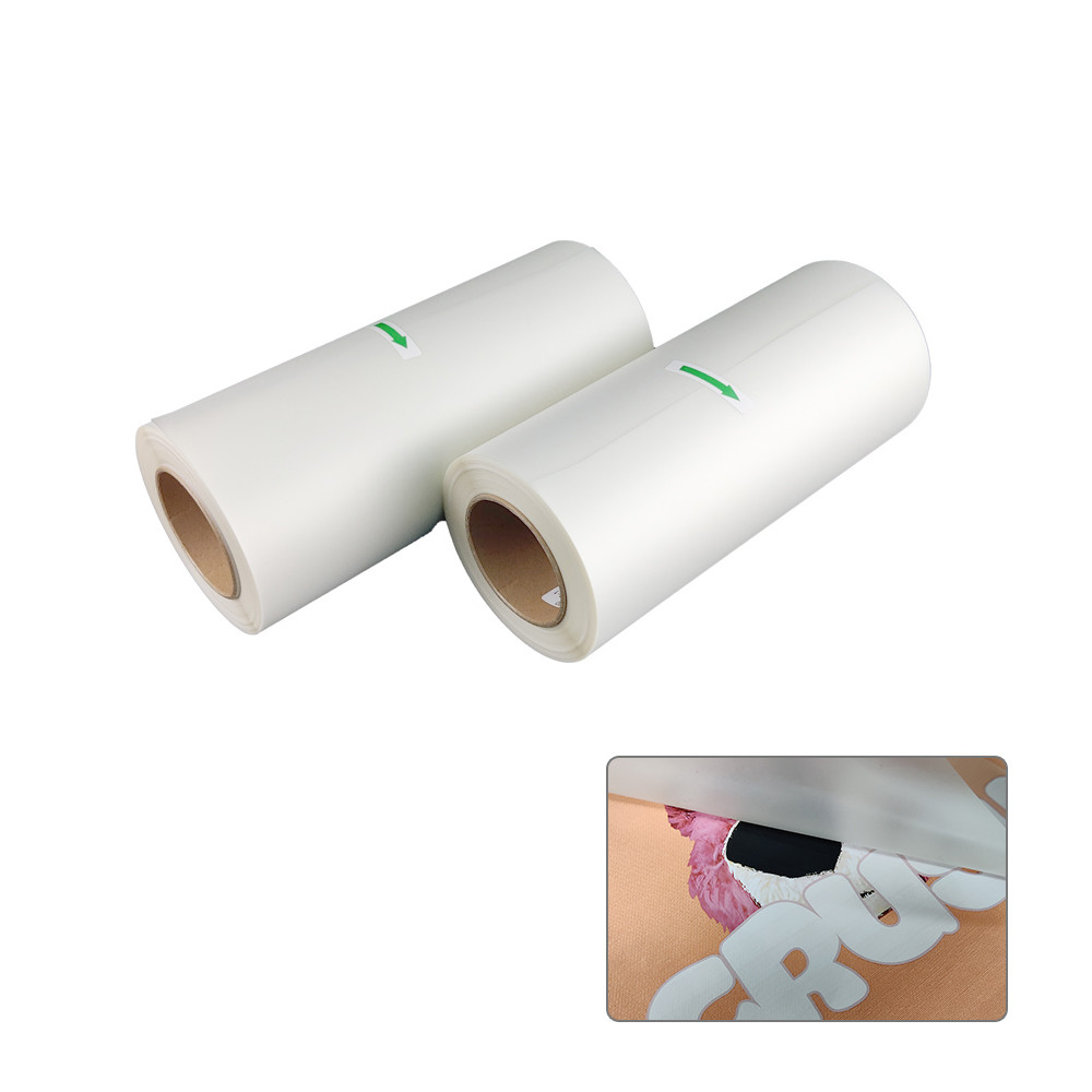 Double Side Matte DTF Film Hot And Cold Peel Heat Transfer PET Film 60cm 100m Prints For T Shirts Clothing