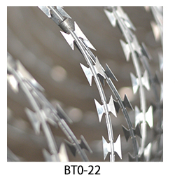 Concertina Cross Razor Wire (BTO-22) / Razor Barbed Wire / Concertina Razor Wire
