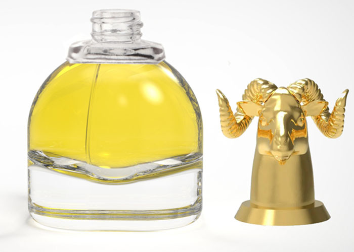 Luxury Zamac Creative Animal Style Perfume Bottle Cover 15Mm Gold Metal Zinc Alloy