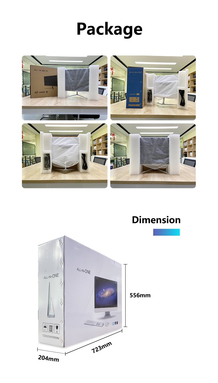 18.5 Inch Core I3 I5 I7 Led Aio Monoblock Barebone Touch All In One Pc For Designers