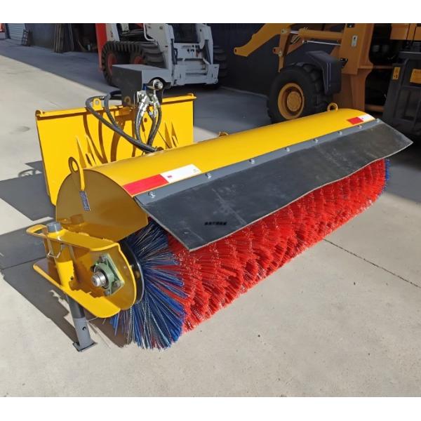 Sweeper Brush Rotary Assembly: Front-Mount for Sanitation Sweepers, Cleans Debris/Dust & Snow, Custom Sizes