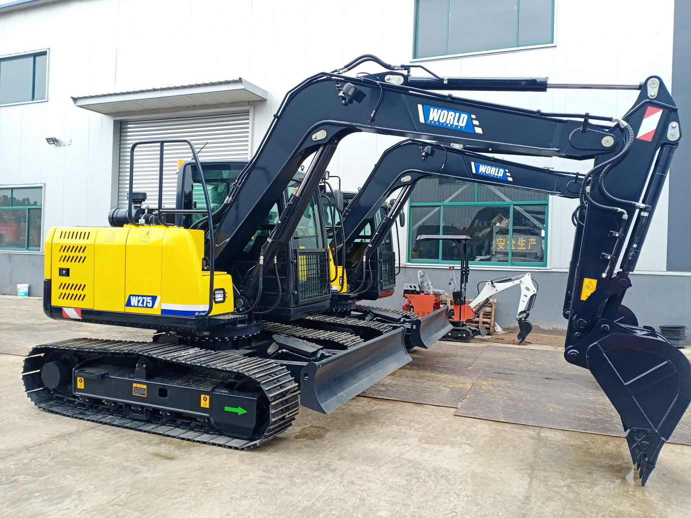 Reliable Hydraulic Crawler Excavator Achieving Maximum Digging Height 7023mm