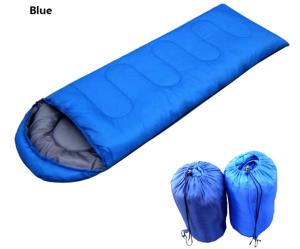 China Small Comfortable Hooded Thermal Sleeping Bag for 4 Season - Blue/Red Color 210X75 CM wholesale