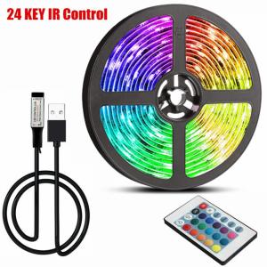 China 24keys Blueteeth Control 5m RGB Strip Light Set Light Strings For Country Markets wholesale