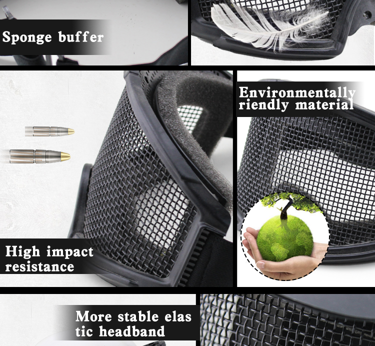 WoSporT Wholesale transformer hunting goggle outdoor military airsoft paintball tactical safety goggle with steel mesh