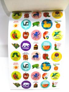 China Bepoke Tiny Sticker Book Printing Service Childrens Studying Learning wholesale