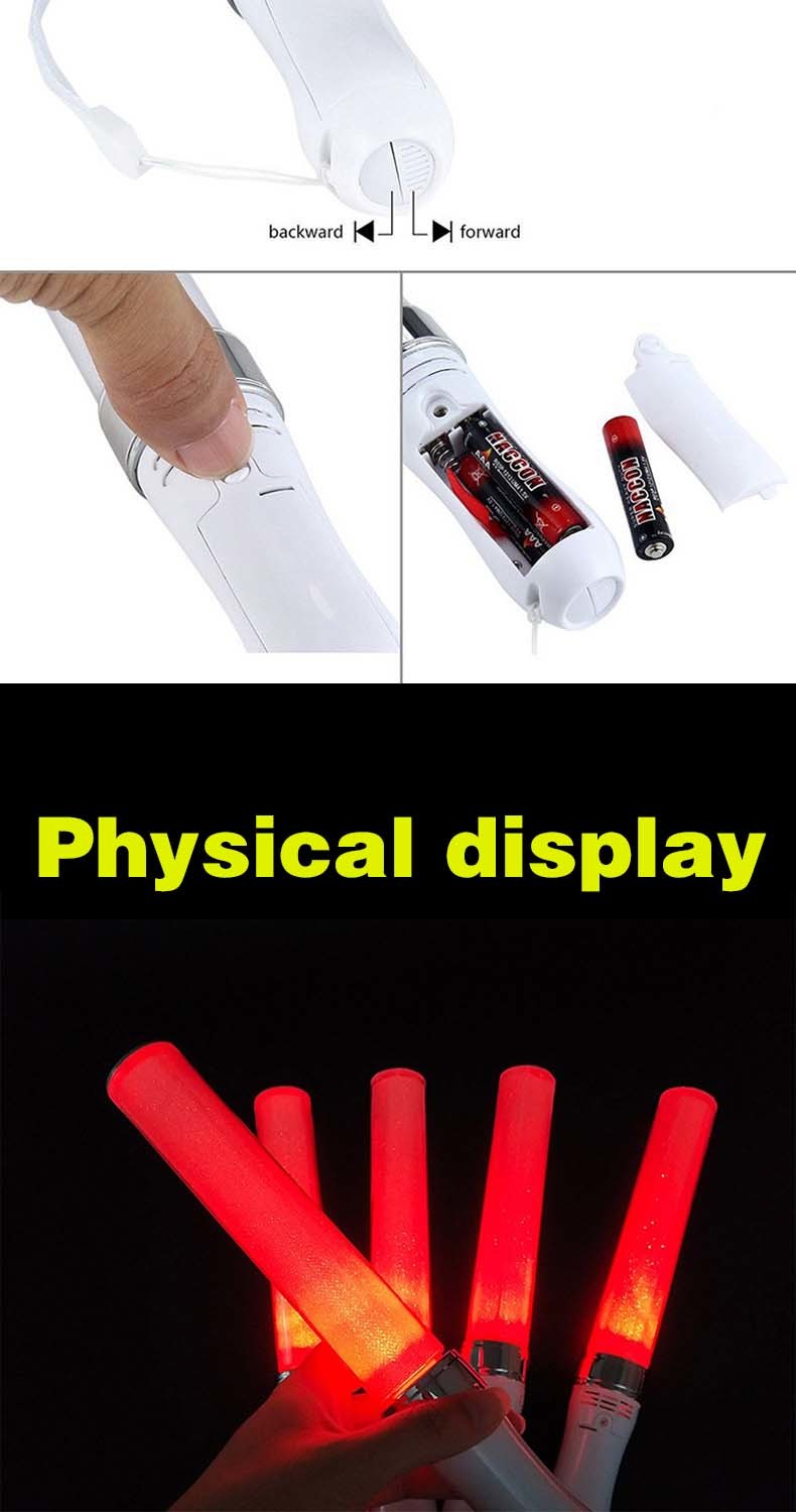 Radio Control Led Wand Remote Controlled Led Glow Stick for Concert