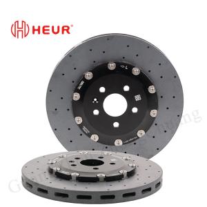 China HEUR Brake Carbon Ceramic Disc Front Upgrade 380mm*34*37 For VW Tiguan Honda wholesale
