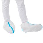 Breathable Film Hospital Shoe Covers Disposable Non Wowen 40-80gsm