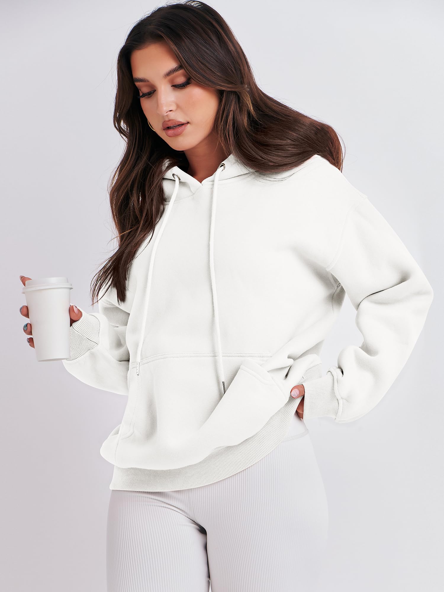 Embroidery Logo Blank Hoodies In Bulk High Quality Women Sporty Sweatshirts Pullover Printed